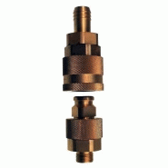 raccordement tuyau hydraulique - RACCORDS RAPIDE EN LIGNE BASSE PRESSION NON INTERCHANGEABLE - UF-019