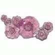materiel etiqueter - FLEUR AVEC PAILLETTES ET DENTELLE (12)
