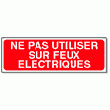 outil etiqueter - NE PAS UTILISER SUR FLAMME ELECTRIQUES