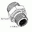 raccord hydraulique - RACCORD FILTRANT EN LIGNE