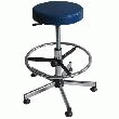 tabouret haut - LE TABOURET HAUT AVEC REPOSE PIEDS SANS DOSSIER GRAPHITE
