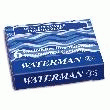 stylo - WATERMAN CARTOUCHE POUR STYLO À PLUME ENCRE BLEUE WATERMAN INTERNATIONALE COURTE EN ÉTUI DE 6