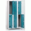 ARMOIRE DEMI-PENDERIE 2 CASIERS L300 TOIT DROIT