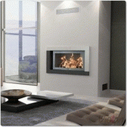 construire habitation - CHEMINÉE BIO - DESIGN LORKA DUO 1100