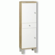 CREAZUR - ARMOIRE SALLE DE BAIN CARLA NEIGE