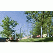 BALUSTRADE TERRASSE CABLE INOX