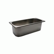 LOT DE 4 BACS INOX À GLACES DE 5 LITRES LIVRAISON INCLUSE