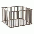 parc mobilier - COMBELLE PARC + FOND PLIANTS LAQUÉ GRIS CHAISES HAUTES ET RÉHAUSSEURS