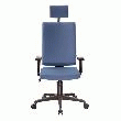 chaise bureau - CHAISES DE BUREAU GLOSSY TISSU + TÉTIÈRE COQUE NOIRE -