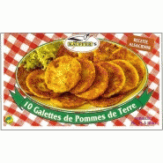 10 GALETTES DE POMMES DE TERRE SURGELéES