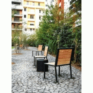 parc mobilier - BANQUETTE PUBLIQUE UTIL