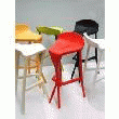 LOT DE 4 TABOURETS SHIVER ECRU