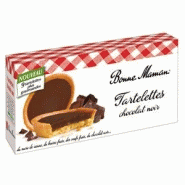 BONNE MAMAN TARTELETTES AU CHOCOLAT NOIR 125 G