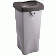 corbeille bureau - POUBELLE PLASTIQUE CARRÉE UNTOUCHABLES® 87 LITRES RUBBERMAID