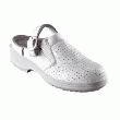 P SABOT BLANC DAURIE CUIR T36