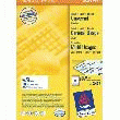 100 FEUILLES D ETIQUETTES 3475 70 X 36