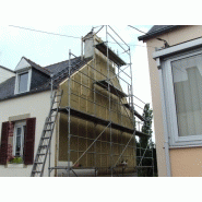 ISOLATION LAINE DE VERRE ISOFAÇADE OU POWERWALL