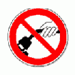 materiel etiqueter - NE PAS TIRER SUR LE CABLE