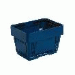PANIER À COURSES PP LXLXH: 430X298X225 MM - BLEU.