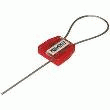 10 SCELLÉS CABLE RÉGLABLE FASTGRIP 100 ROUGE.