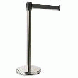 papier photo canva - LOT DE DEUX POTEAUX INOX À SANGLE NOIRE DE 2 MÈTRES - SOCLE D36 CM - POTEAU D6,3 HAUTEUR 1 MÉTRE