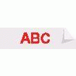 siege exterieur arena - RUBAN D1 - LARGEUR 24 MM ROUGE SUR BLANC, LOT DE 5