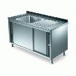 1 ÉVIER +PLATEAU DE DRAINAGE ET PLACARD INFÉRIEUR 120 X 70      