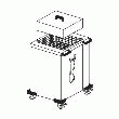 DISTRIBUTEUR DE PANIERS FERMÉ, CHAUFFÉ, CIRCUATION D'AIR,500X500