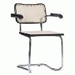 chaise haute boi - CHAISE RéGISSEUR VIENNA BR AVEC ACCOUDOIRS NOIRE