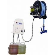 poste desinfection - CENTRALE D'HYGIENE AVEC ENROULEUR INOX RÉF LB03.C210.5.EA