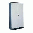 ARMOIRE UNION PORTES BATTANTES HT 100 CM NOIR-ROUGE
