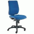 CHAISE BUREAU GRAPHIC HT DOSS SYNCHRO TISSU NOIR