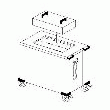DISTRIBUTEUR DE VAISELLE FERMÉ,CHAUFFÉ,CIRCULATION D'AIR