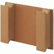 bac gerbable fond plein - PALETTE CARTON 2 ENTRÉES 4 MANDRINS 2 TRAVERSES L X L X H : 400 X 600 X 110 MM.