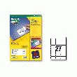 outil etiqueter - BOÎTE D'ÉTIQUETTES ENLEVABLES LASER AVERY 63,5X29,6 MM 675 ÉTIQ/BOÎTE - NEUF - AVERY