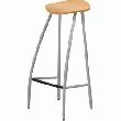 tabouret haut - TABOURET HAUT DIABLO - COULEUR HÊTRE