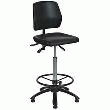 CHAISE D'ATELIER POLYURÉTHANE BAS PATINS H: 50 A 70 CM.