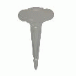 outil etiqueter - ETIQUETTES ALUMINIUM  PAR 3 OGEE
150X80X40 MM