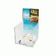 URNE AVEC PORTE AFFICHE 21, 1 X 21, 3 X 38, 1 CM - TRANSPARENTE