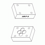 PLAQUE DE FERMETURE BLOCS FORé - MRF3