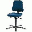 siege exterieur arena - SIÈGE SOLITEC VINYLE BLEU ROULETTES ASSISE HAUTEUR 44 À 59 CM