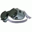 MASQUE SOUDEUR A ECRAN RELEVABLE EN PVC GRIS.