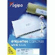 materiel etiqueter - BOÎTE DE 1000 ÉTIQUETTES AGIPA - 119013 - 105 X 57MM - IMPRESSION LASER COPIEUR ET JET D'ENCRE