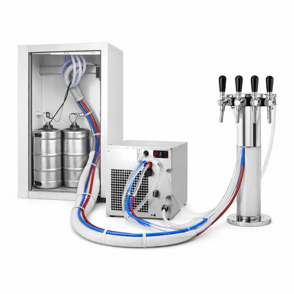 Système de distribution de bière en tirage long Système de distribution de bière en tirage long