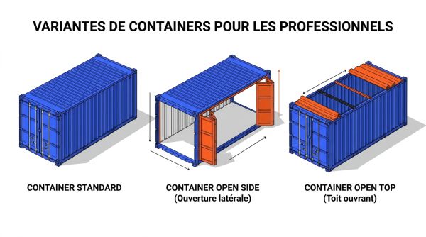 Maison container Open Side et Open Top Maison container Open Side et Open Top