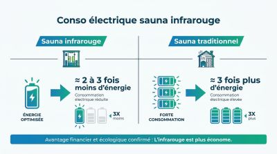 Conso électrique sauna infrarouge Conso électrique sauna infrarouge