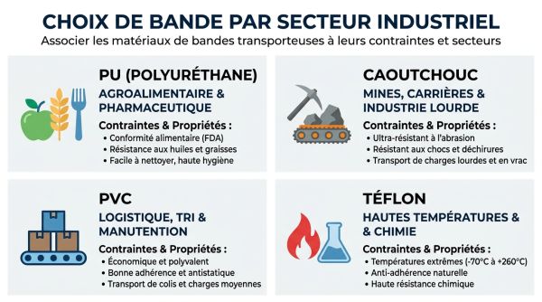 Choix de bande par secteur industriel Choix de bande par secteur industriel