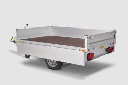 Remorque plateau simple essieu Remorque plateau simple essieu