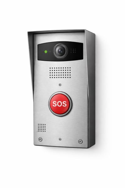 Borne d’appel d’urgence avec interphonie vidéo Borne d’appel d’urgence avec interphonie vidéo