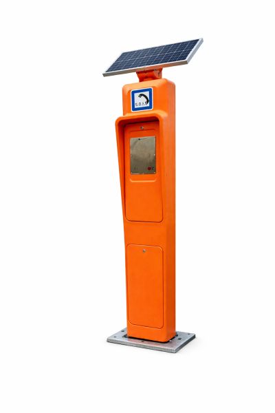 Poste d’appel d’urgence autonome pour zones isolées Poste d’appel d’urgence autonome pour zones isolée